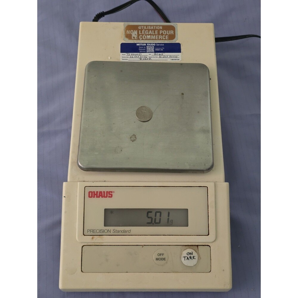 Vintage Ohaus TS4KD TS4000D Precision Lab Scale Balance Dual Range 4000g TESTED